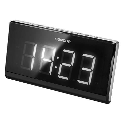 Sencor SRC 340 Reloj Digital Negro - Radio (Reloj, Digital