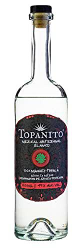 Topanito Mezcal Artesanal Blanco 100% Mague Tobalá 49% Vol. 0,7l