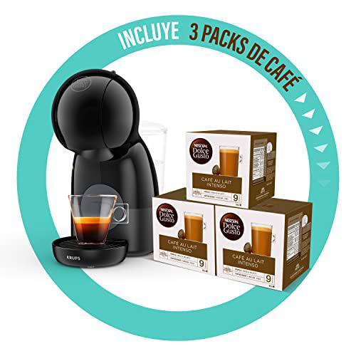 Krups Piccolo Xs Kp1A3B - Cafetera Cápsulas Nestlé Dolce Gusto + Nescafé Dolce Gusto Café Con Leche Intenso