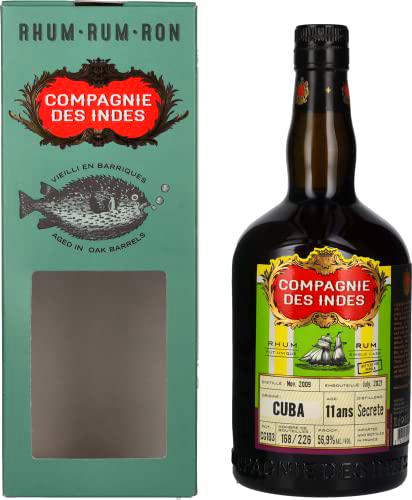 Compagnie des Indes Cuba Single Cask Rum 11 ans 56,9% Vol