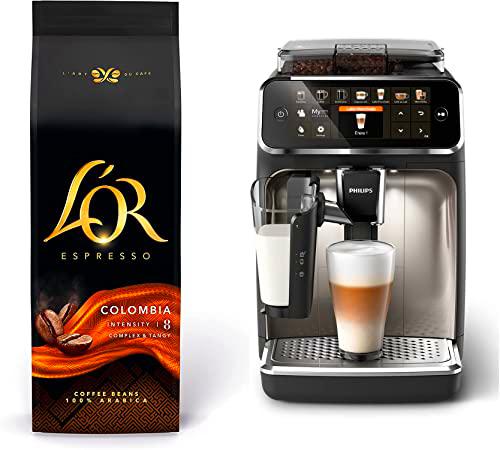 L'Or Espresso Café Grano Colombia 100% Arábica, 500 g + Philips Serie 5400 Cafetera automática