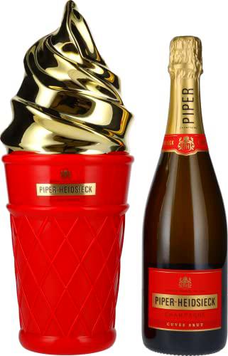 Piper Heidsieck Champagne Cuvée Brut con Envase en Forma de Helado, 750 ml