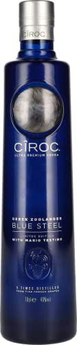 Cîroc BLUE STEEL Ultra Premium Vodka Derek Zoolander Limited Edition 40% Vol. 0,7l