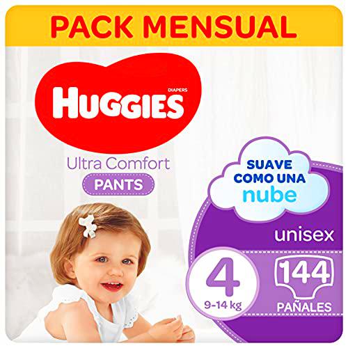 Huggies Ultra Comfort Pañal Braguita Talla 4 (9-14 kg)