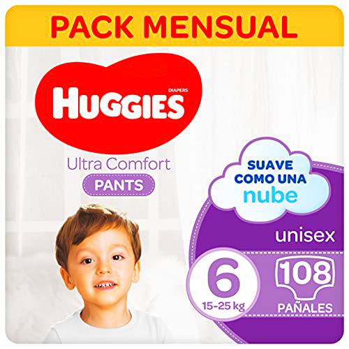 Huggies Ultra Comfort Pañal Braguita Talla 6 (15-25 kg)