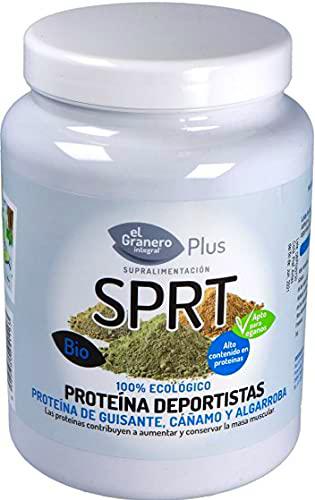 Proteína Vegana de GUISANTE, ALGARROBA y CÁÑAMO. 100% natural