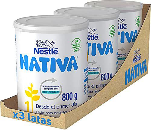 Nativa 1 - Leche para lactantes en polvo, fórmula Para bebés