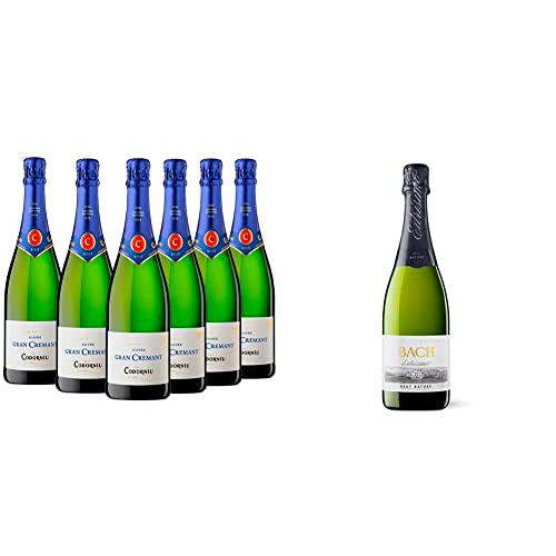 Codorníu Gran Cremant - Cava Brut - Caja 6 botellas 75cl &amp; Bach Extrísimo