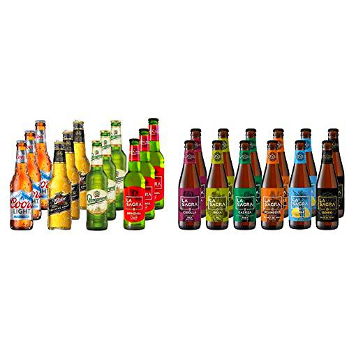 Lagers del Mundo Pack Degustación de Cerveza - 12 botellas x 330 ml