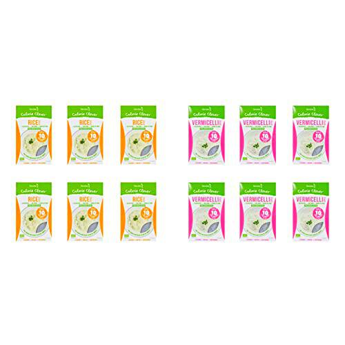 6x Slendier Bio Konjac Arroz 400g &amp; 6x Bio Konjac Cabello de ángel 400g