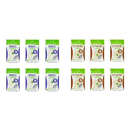 6x Slendier Bio Konjac Fideos 400g &amp; 6x Bio Konjac Fettuccine 400g