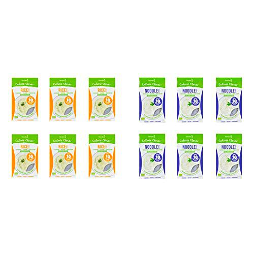 6x Slendier Bio Konjac Arroz 400g &amp; 6x Bio Konjac Fideos 400g