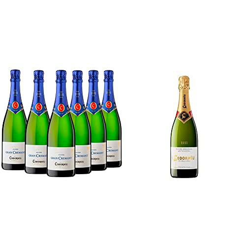 Codorníu Gran Cremant - Cava Brut - Caja 6 botellas 75cl &amp; Codorníu Cuvée Original Ecológico