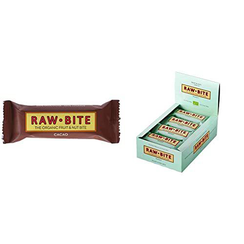 Raw Bite Barrita Ecológica de Cacao - Paquete de 12 x 50 gr