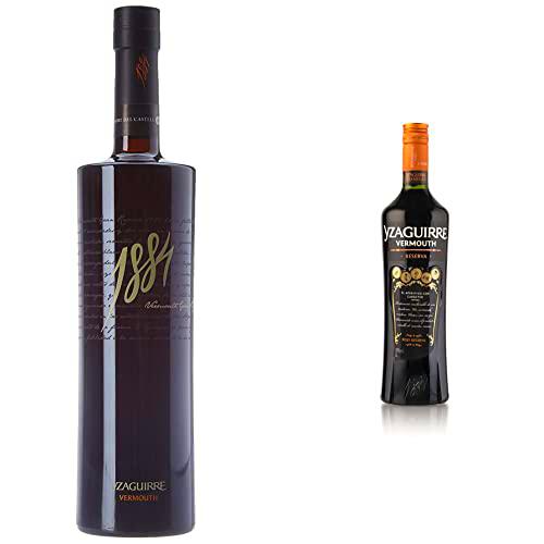 Yzaguirre Vermouth 1884 Gran Reserva - Vermut selección Botella de 750 ml &amp; Rojo Reserva, 1L