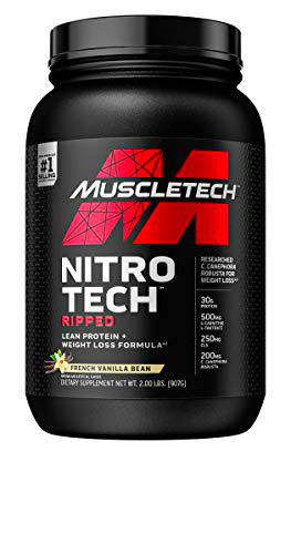 Muscletech Proteína de Suero Performance Series Nitro-Tech Ripped French Vanilla Swirl