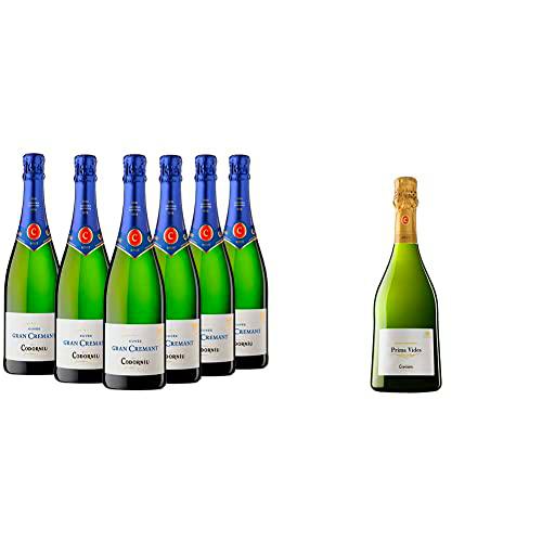 Codorníu Gran Cremant - Cava Brut - Caja 6 botellas 75cl &amp; Codorníu Prima Vides