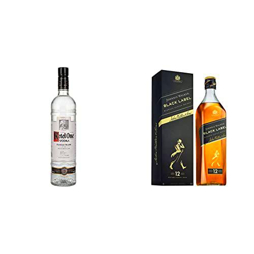 Ketel One Vodka - 700 ml &amp; Johnnie Walker Black Label