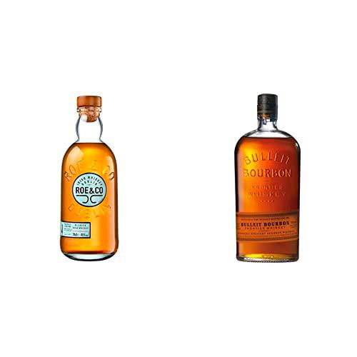 Roe &amp; Co Whisky Irlandés - 700 ml &amp; Bulleit Bourbon Frontier