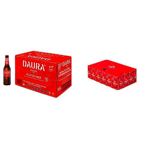 Damm Cerveza Sin Gluten Daura, Caja de 24 Botellas