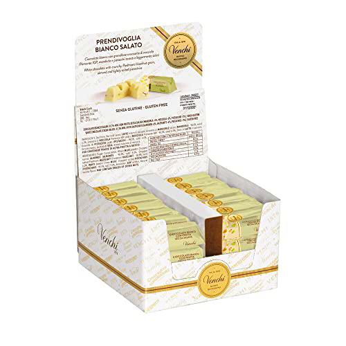 Venchi - Caja Expositora de Bombones White Salted Ingot