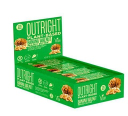 MTS Nutrition Outright Bar Plant Based 12x60g Banana Walnut Peanut Butter