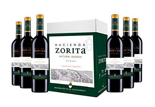 Caja de Hacienda Zorita Natural Reserve Syrah Vino tinto