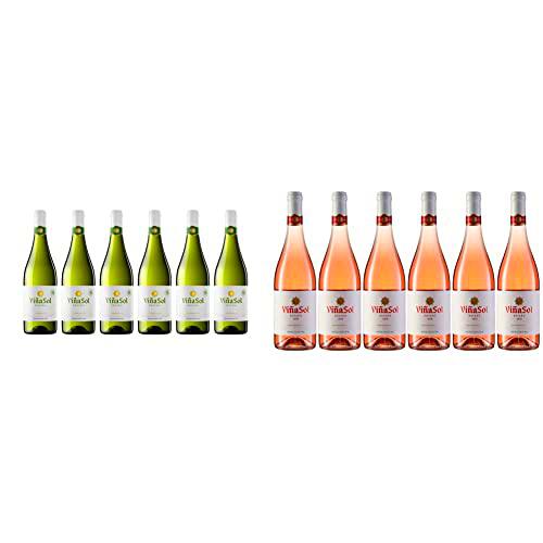 Viña Sol, Vino Blanco - 6 botellas de 75 cl, Total: 4500 ml &amp; Rosado