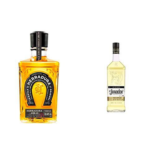 Herradura Tequila AÑEJO 100% de Agave 40% - 700 ml in Giftbox &amp; El Jimador Tequila Reposado 38% Vol. 0,7l