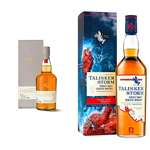 Glenkinchie 12 Años Whisky Escocés Single Malt, 700 ml &amp; Talisker Storm