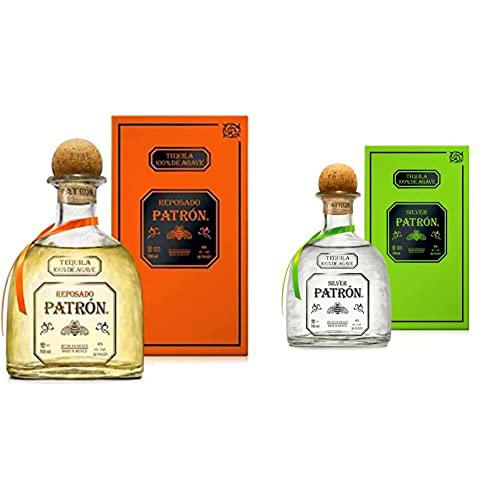 Patron Reposado Tequila, 700ml &amp; Silver Tequila, 700ml