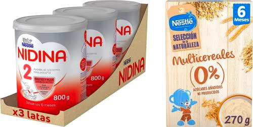 Nestlé NIDINA 2 Leche De Continuación en polvo para bebés a partir de los 6 meses