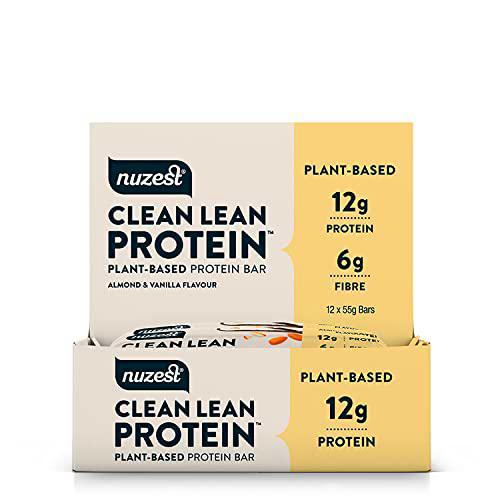 Nuzest Clean Lean Protein Bar 12x55g Almond &amp; Vanilla