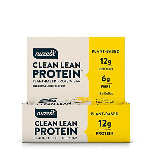 Nuzest Clean Lean Protein Bar 12x55g Coconut &amp; Lemon