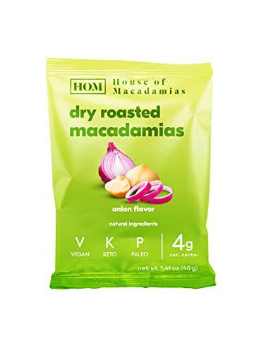 House Of Macadamia Seasoned Nuts 12x40g Onion