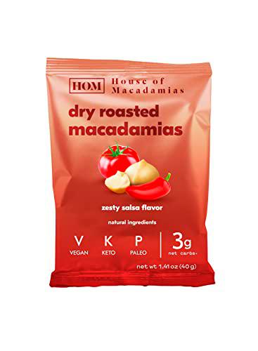 House Of Macadamia Seasoned Nuts 12x40g Zesty Salsa