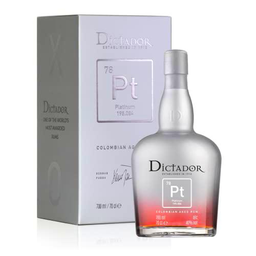 Dictador PLATINUM Colombian Aged Rum 40% Vol. 0,7l in Giftbox