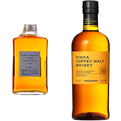 Nikka Whisky Japonés From The Barrel, 50 cl - 500 ml &amp; Whisky Japonés Coffey Malt, 70 cl