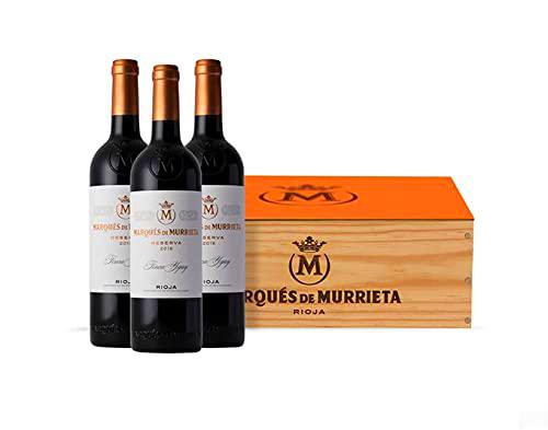 Marqués de Murrieta Reserva 2018. Caja Madera 3 botellas 0,75L