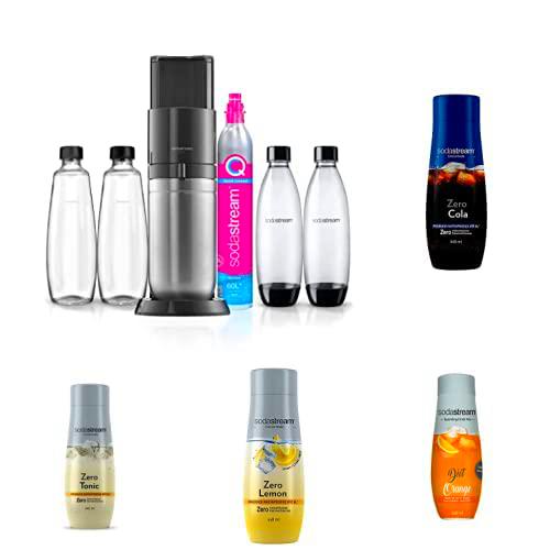 Sodastream DUO + Pack de sabores classic (Cola, naranja