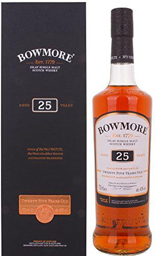 Bowmore 25 Años Single Malt Whisky Escoces, 43% - 700 ml