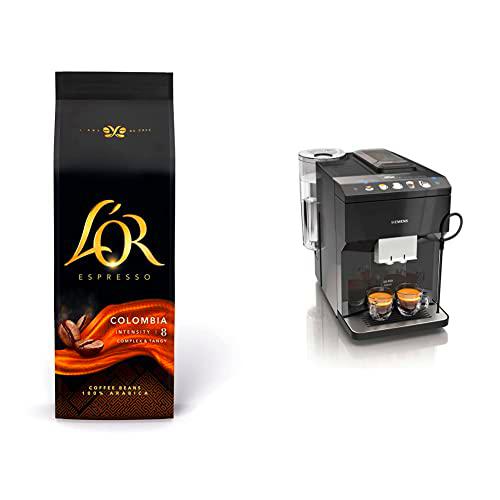 L'Or Espresso Café Grano Colombia 100% Arábica, 500 g + Siemens TP503R09 Cafetera espresso superautomática