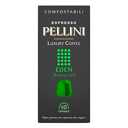 Pellini Espresso Luxury Coffee Eden, Cápsulas Compatibles con la Máquina Nespresso