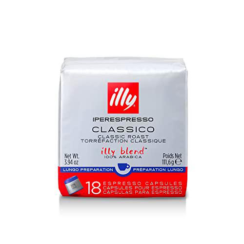 illy Cápsulas Café Iperespresso Tueste CLÁSICO LUNGO