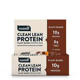 Nuzest Clean Lean Protein Bar 12x55g Peanut Butter &amp; Chocolate