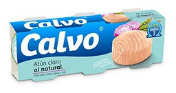 Calvo Atún Claro Natural - Paquete de 20 x 240 gr - Total: 4800 gr