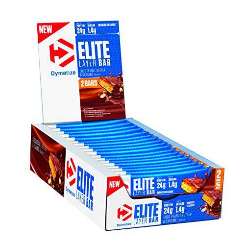 Dymatize Elite Layer Bar Peanut Butter &amp; Caramel 18x(2x30g)