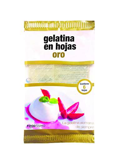 ingredissimo - Gelatina en Hojas Oro, 50 Sobres de 6 Hojas