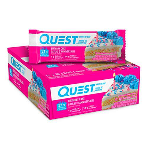 Quest Nutrition Quest Bar, Birthday Cake, 12/box 720 g