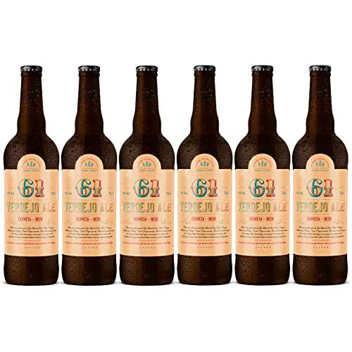 CUATRO RAYAS Cerveza 61 Verdejo ALE - 6 Botellas de 75cl